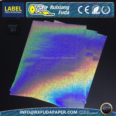 China Printable Inkjet Label Hologram Foil Inkjet Label Sheet, 210mm x 297mm, 100sheets/bag for sale