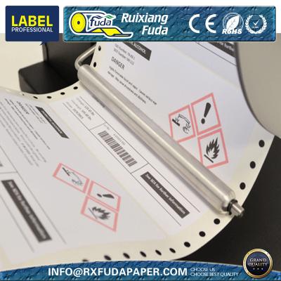 China GHS Anti-Counterfeit Chemical Labels for sale