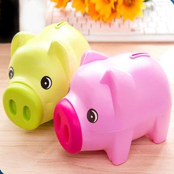 China Plastic Plastic Coin Bank; Plastic piggy bank; custom plastic silver jar / plastic injection molding for sale