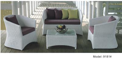 China outdoor garden rattan sofa/hotel sofa/patio sofa-9181 for sale