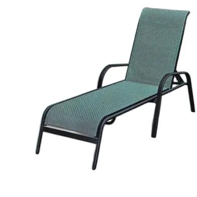 China -2023 modern mesh fabric Sun Loungers chaise longue outdoor aluminum sun loungers for pool side--6061 for sale