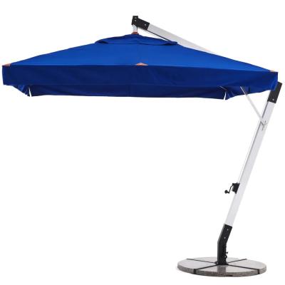 China 13 ft Heavy duty strong windproof Beach umbrella outdoor large square cantilever umbrella with fringe---2091M4 for sale