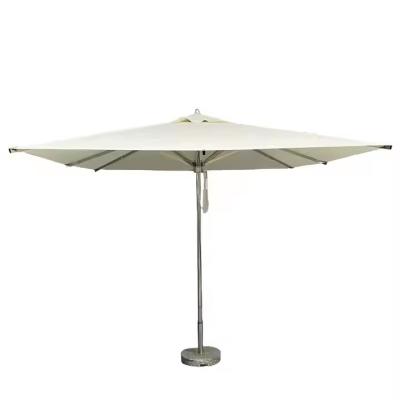 China Heavy duty market umbrella luxury star hotel round Outdoor umbrella Stainless steel patio umbrella parasol--2093 for sale