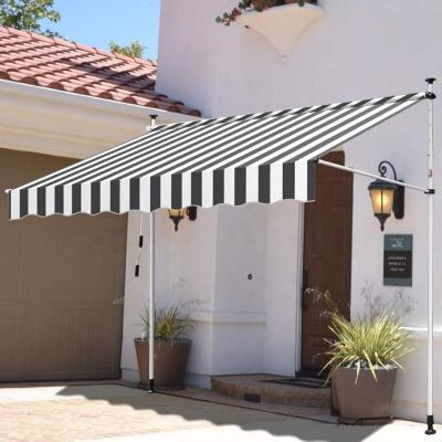 China Windproof Retractable Sunshade Awning Steel Frame for Outdoor Garden Canopy Pa Level 9 for sale