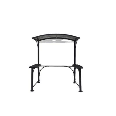 China Aluminium and Iron Barbecue Gazebo 2.18*1.43*2.13-2.29M for Garden Canopy Grill House for sale