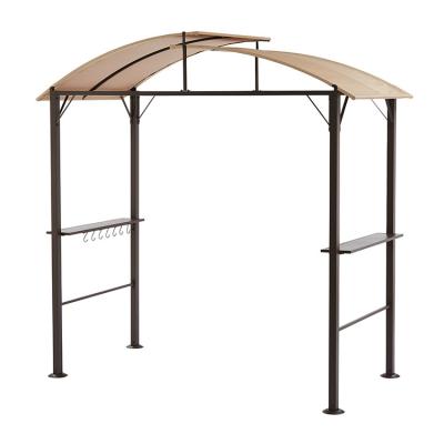 China PA Coated Sail Finishing Metal Awning Canopy All Weather Sun Shade Shelter for BBQ Pavilion for sale