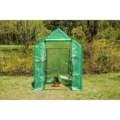 China Frame Heavy Duty Metal Greenhouse Waterproof Plastic Vent for Outdoor Plant Growth for sale