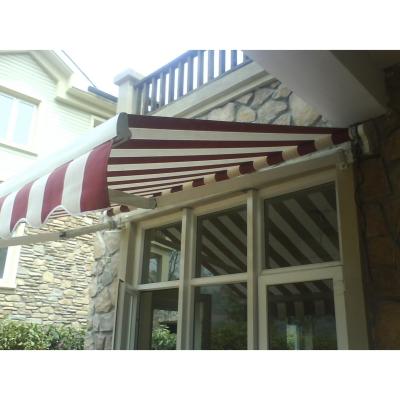 China 4.5*3m Fully Open Type Retractable Awning Outdoor Manual Canopy Aluminum Pole Material for sale