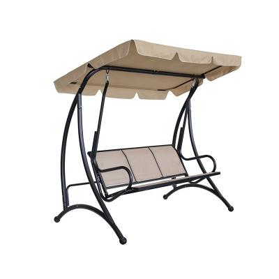 China Modern Garden Patio Swing Chair with Canopy Pergola Gazebo Outdoor Cushioned Bench Bed for sale