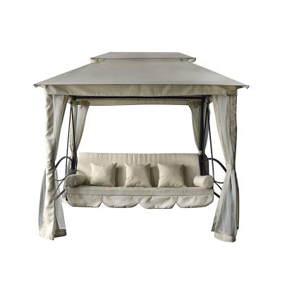 China Y Mail Packing Patio Canopy Swing Bed for Luxury Leisure Outdoor Furniture Tent for sale