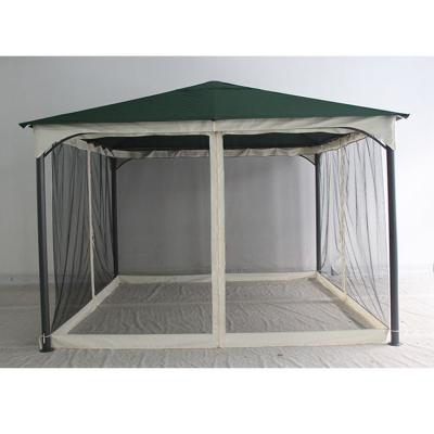 China Casual and Outdoor Activities Iron Frame Outdoor Patio Gazebo with Polyester Material for sale