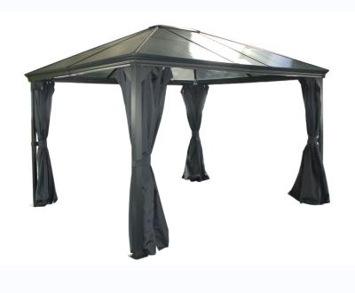 China Outdoor Gazebo for Garden Supplies 3x3.65x2.6M Single Topped Polycarbonate Roof for sale