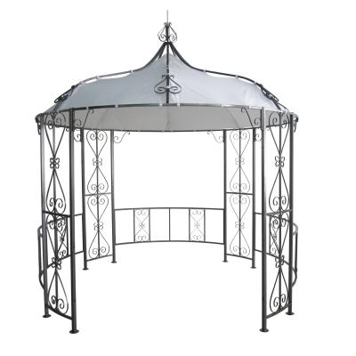 China Polyester Fabric Material 3*2.9M Openwork Pattern Spire High Energy Gazebo for Garden for sale