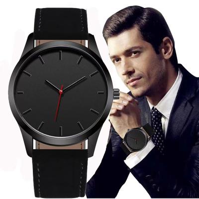 China Business Casual Men Watches Fashion Simple Sports Male Leather Custom Logo Small OEM Watches Men's Quartz Watch for sale