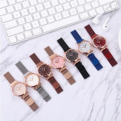 China Luxury Quartz Watches for Women fashion Ladies gold Magnetic Band Watch Minimalist Wristwatches Reloj Mujer for sale