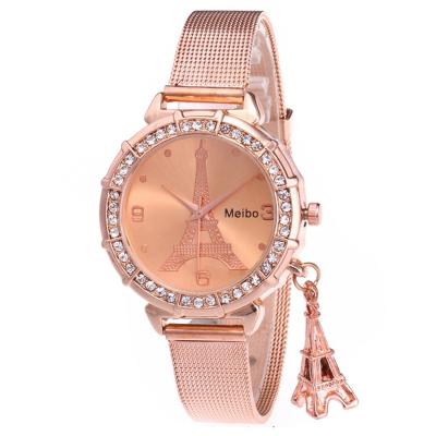 China Wholesale Ladies Fashion Watch Women Quartz Watch Tower Pendant Female Quartz Watch for sale