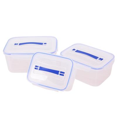 China Sustainable Plant High Quality Cheap Plastic Portable Container Food Grade Lunch Box for sale