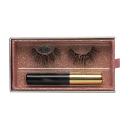 China 3d Mink Lashes False Eyelashes Custom Private Label Magnetic High Quality Natural Magnetic Packing Wholesale 3d Mink Eyelashes for sale