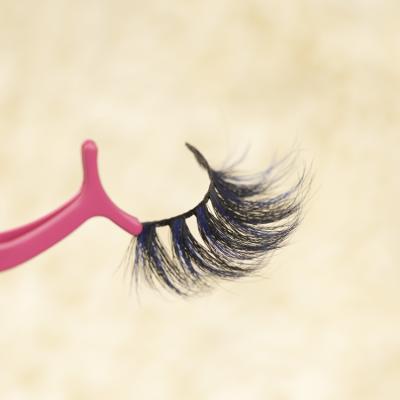 China 2021 Color Mink Eyelash 2021 Color Volume Handmade High Quality Natural Soft Eyelashes Lashes Custom Lashes Box for sale