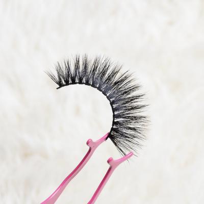 China Wholesale Natural Soft Short Tapered 100% Mink Eyelash Faux Mink Fur Full Strip Eyelashes Lashes Seller for sale