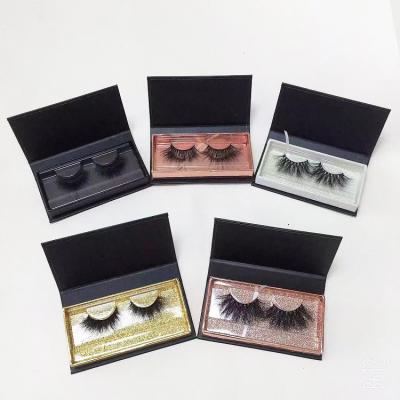 China Lasheswholesale Bulk Natural Soft Mink Eyelash 25mm Mink Eyelash Other 25mm Mink Eyelash Vendor Packaging Box for sale