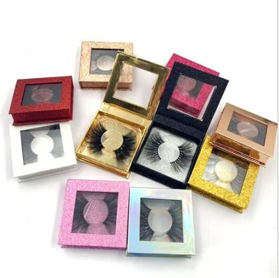 China Wholesale Price Handmade Private Eyelash Boxes Seller Eyelash Cases Eyelash Packaging Box Luxury Logo for sale