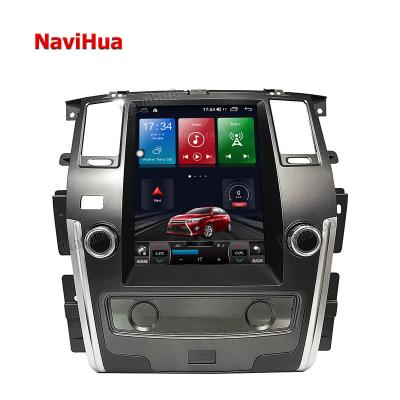 China GPS Navihua Car DVD Player GPS Navigation Head Unit Android Auto Radio Stereo Vertical Screen Multimedia For Nissan Patrol SE for sale