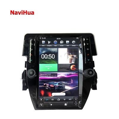 China Navihua GPS Navigation Car Multimedia System DVD Player Auto Stereo Android Stereo Vertical Screen Handsfree For Honda Civic New for sale