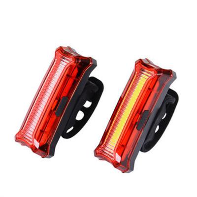 China Warning Light Mountain BikeTaillight USB Waterproof Night LED Rear Charging Warning Light for sale