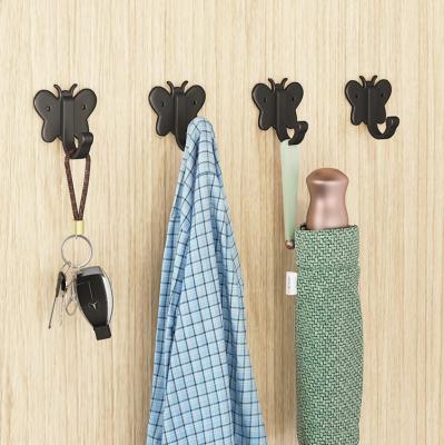 China Simple Fashion Minimalist Design Bath Towel Hook Metal Bathroom Shower Hook Hand Towel Bathrobe Towels Hanger for sale