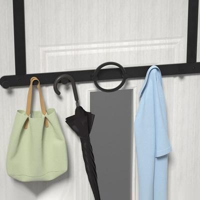 China Clothing Factory Door Hook Towel Rack Buffet Cupboard Hanging Rack Hat Clothes Coat Cloth Over Door Hook for sale