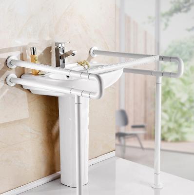 China Modern U Shape Anti-Slip ABS and Stainless Steel Safe Toilet Bathroom Grab Bar Railing for Elderly Pregnant Woman for sale