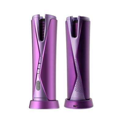 China Cordless Automatic Hair Curler Customize High Performance Curls or Waves When Portable Rechargeable Cordless Automatic Hair Curler for sale