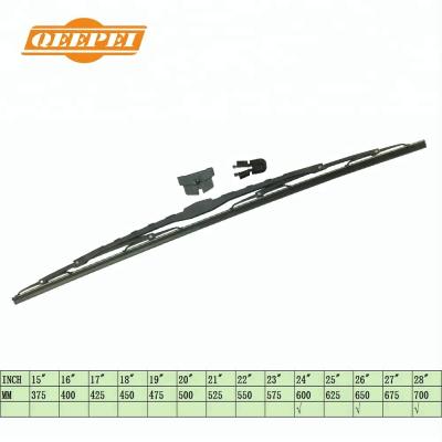 China Wholesale 1.2mm Thickness Metal Frame QEEPEI M30 Clear Vision Bus Car Accessories Main Wiper Universal Wiper Blade For Hook Wiper Arm a for sale