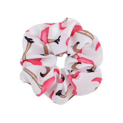 China Hot Selling Hair Decoration New Arrive Silk Hair Scrunchies Summer Hair Accessories Girl Children Hair Accessories for sale