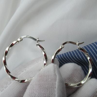 China Wholesale Casual / Sporty 925 Silver Hoop Earrings Jewelry For Women for sale