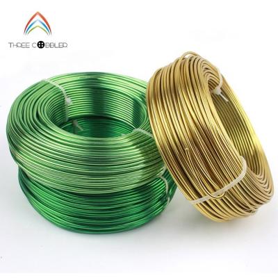 China Cobbler Three MS1124 1.0mm Colored Aluminum Craft Wire Factory Wholesale for sale