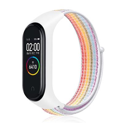 China Nylon Sports Flexible Elastic Woven Smart Band for xiaomi MI Band 5 NFC for sale