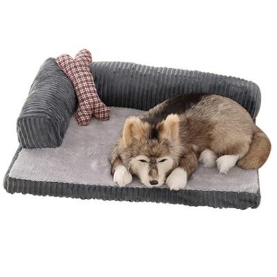 China Sofa Beds Luxury Memory Foam Pet Bedsure Travel Removable Washable Cover Orthopedic Couch Dog Bed for sale