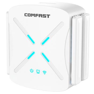 China COMFAST 5Ghz Router Wifi Booster 2.4G Wifi Long Range Supplement WiFi Signal Booster Repeater 88 1800Mbps(L)*39.7(W)*92(H)mm for sale