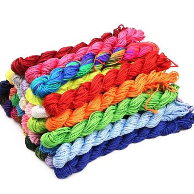 China Low Shrinkage 24m Polyester Braided Jade Thread For DIY Handmade Necklace Bracelet Trinket Pendant Braided Accessories Jewelry Making Finding for sale