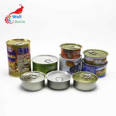 China Joint Ring Pull 100ml 100g in stock food tuna empty sardine tin can can ring pull tin can TC-888A for sale