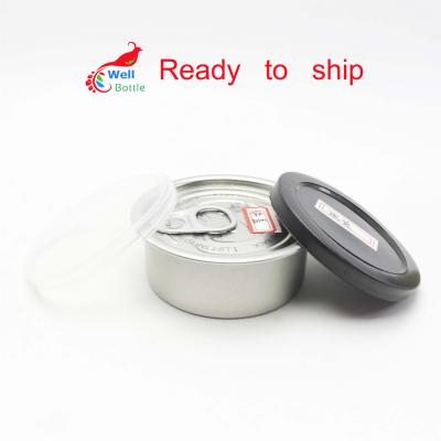 China Seal Ring Pull in tin box manufacturer tin box 100ml 100g stock tuna caviar for food packaging TC-A112 for sale