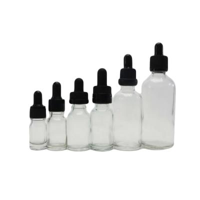 China Wholesale Clear Screw/Tamper/Round Dropper Glass Bottle GB-CC4 Child Safe Cap 5m 10ml 15ml 20ml 30ml 50ml 100ml for sale