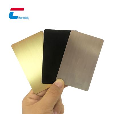 China Customized Waterproof / Waterproof Qr Code Brushed Nfc Business Cards Nfc Business Cards Contactless Steel Smart Metal for sale