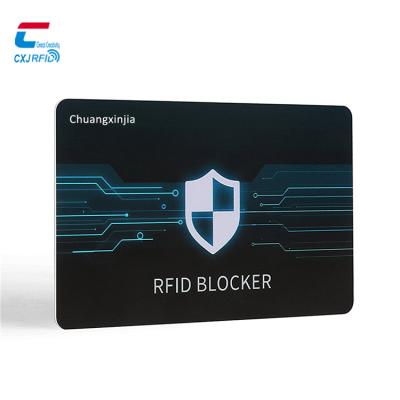 China Waterproof / Credit Cards And Passports Waterproof Protective Tech Field E Card Blocker RFID Blocking Card for sale