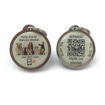 China Access control system Shenzhen chuangxinjia rfid tag small NFC dog tag metal waterproof rfid stick tag for sale