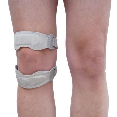 China Custom Color Breathable Adjustable Elasticity Adult Non Slip Stretch Bandage Wrap Knee Brace Plus Size Pressure Patella Bandage for sale