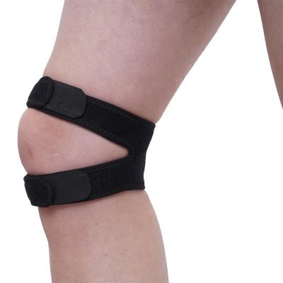 China Compression Adjustable Logo Breathable Sports Fitness Elasticity Support Material customizationDiving Keep Warm Sports Knee Strap Knee Pad for sale