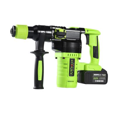 China Construction Electric Hammer Lithium Electric Power Tools Rotary Hammer With Rechargeable Lithium Battery for sale